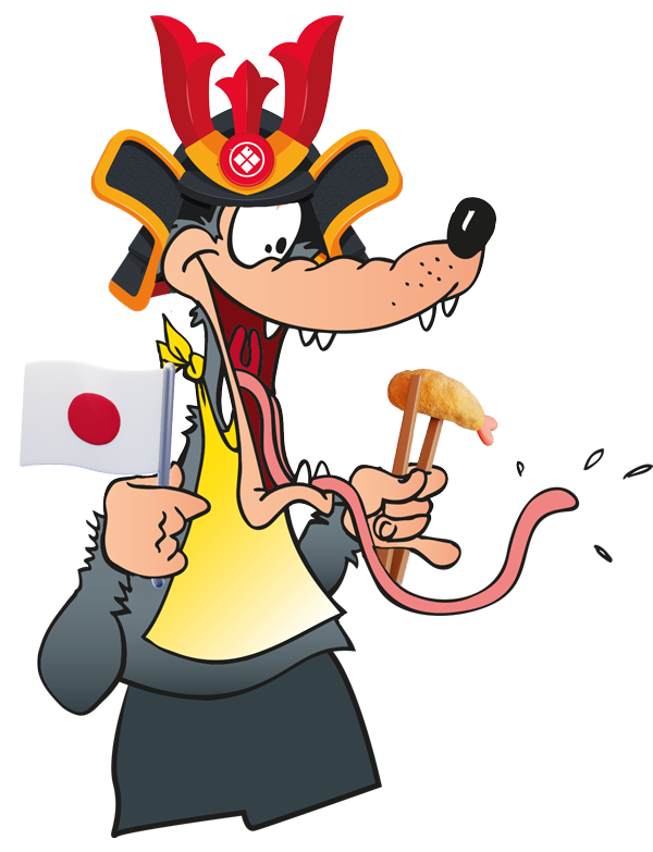 MIAM ALES 2026 - mascotte loup Japon v2